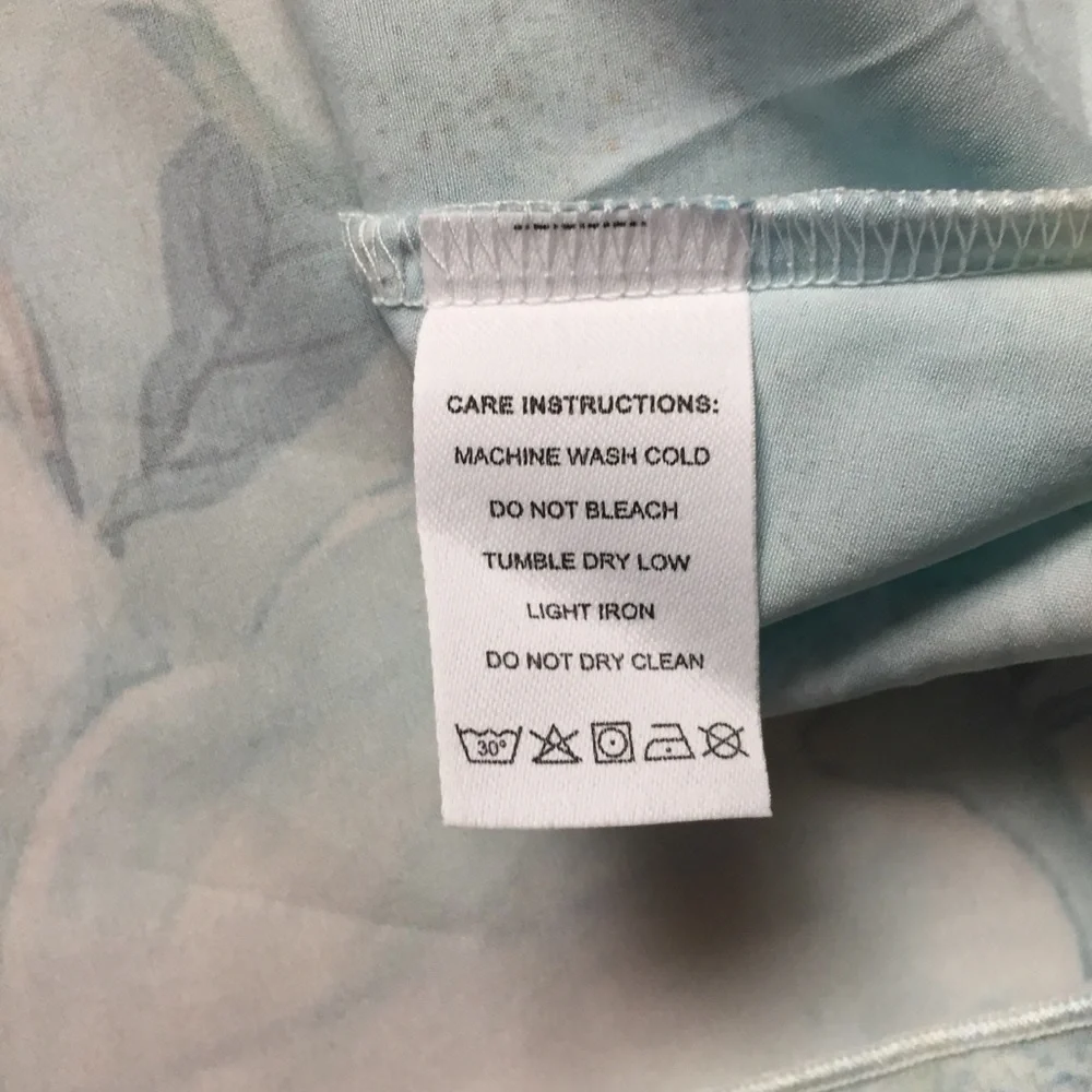 Blue 🛍️ Floral long sleeve NWT Dress Sz S - Picture 8 of 8